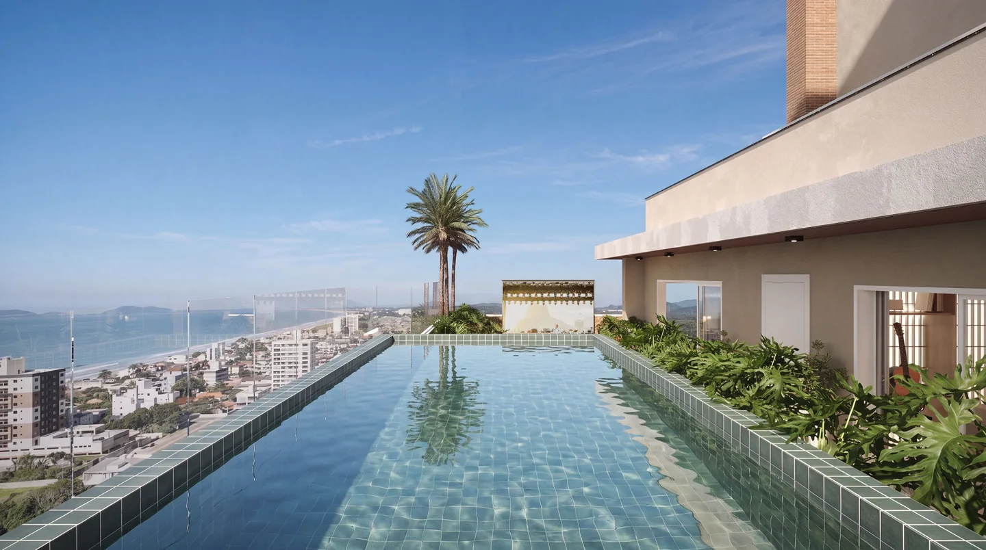 Piscina no rooftop — Bossa Itapoá