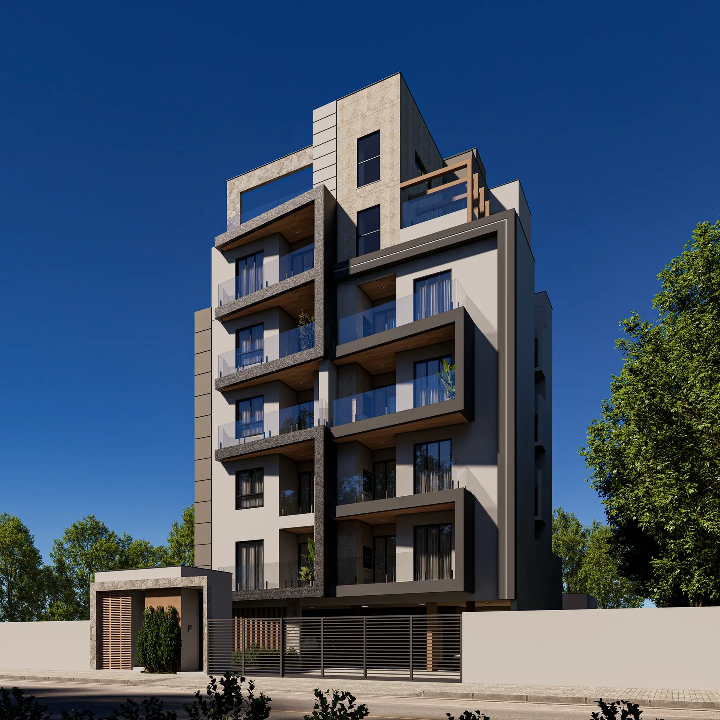 Fachada diurna — Kora Residence